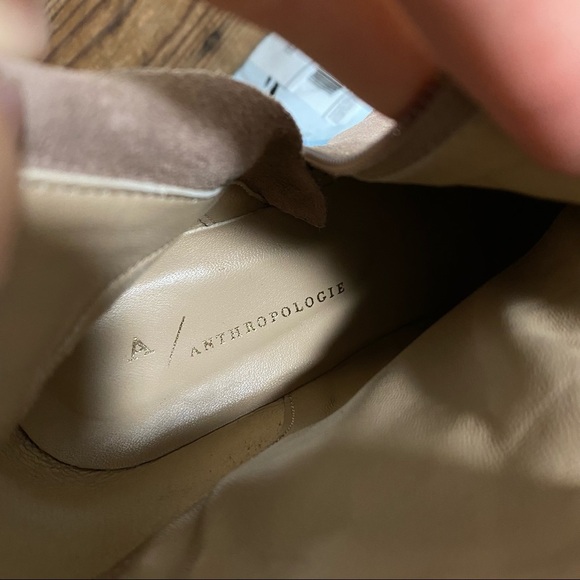 Anthropologie Barcelona Suede Slouchy Short Cowboy Ankle Boot Booties Slouch 36 - Picture 10 of 11